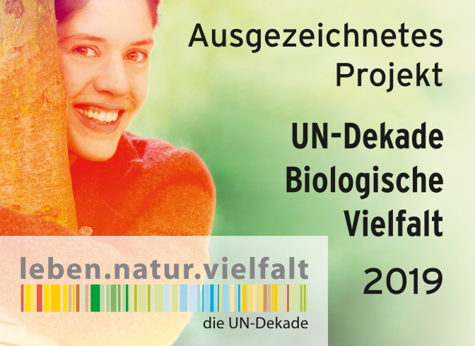 Auszeichnung UN-Dekade Biologische Vielfalt 2019